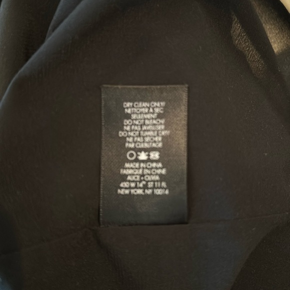 Alice and Olivia sleeveless lined mini dress, black/white tweed, size 2 - Picture 6 of 7